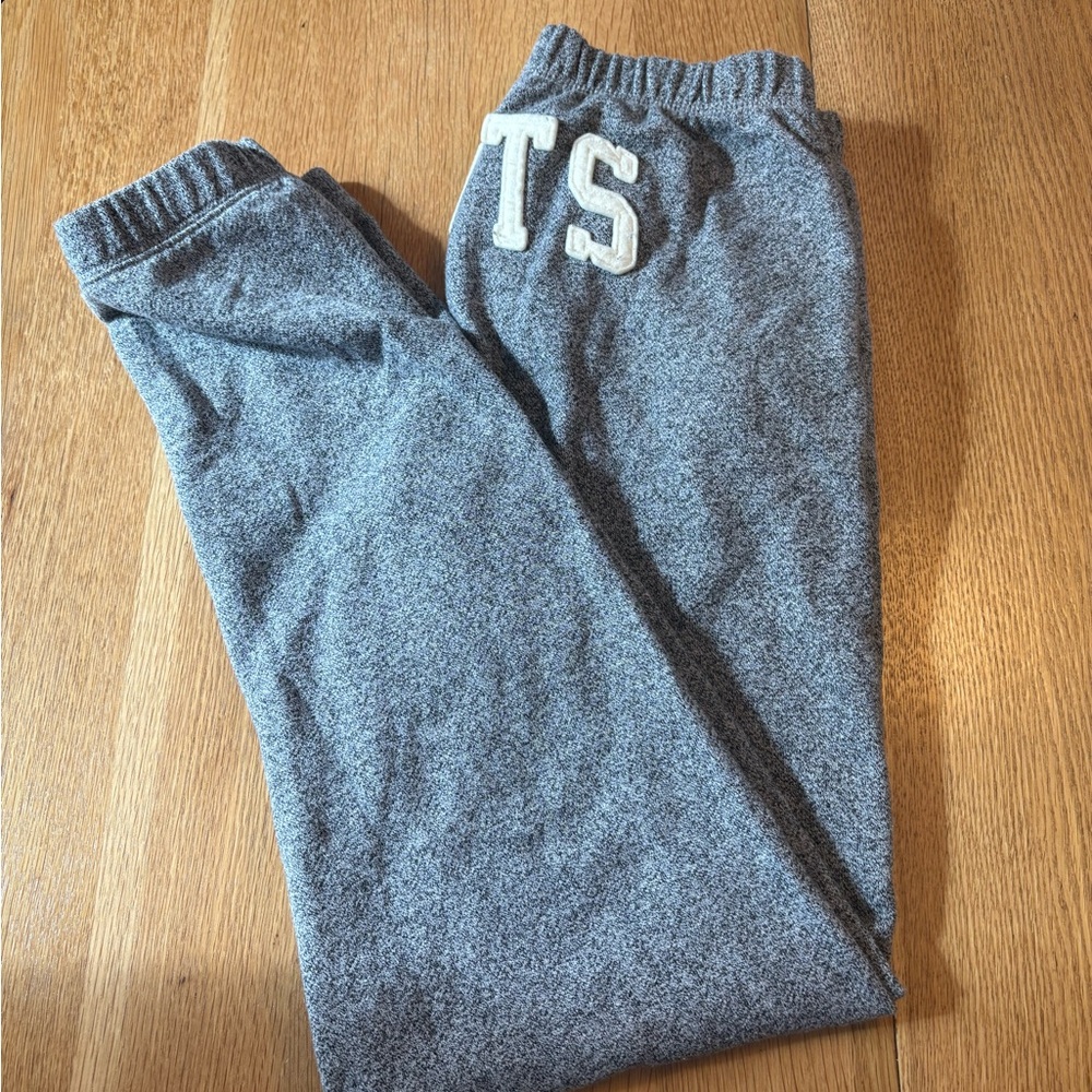 Classic Women’s Roots Gray Joggers with White Lettering